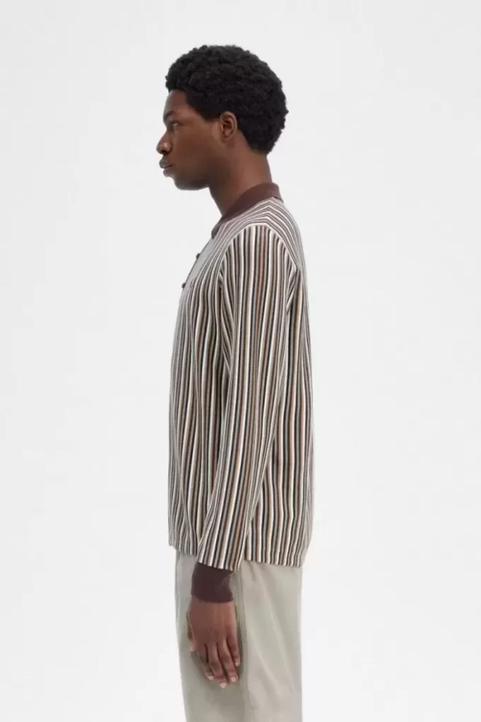Fine Stripe Knitted Men’s Shirt Fine Stripe Knitted Men’s Shirt