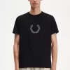 Flocked Laurel Wreath Men’s T-Shirt Flocked Laurel Wreath Men’s T-Shirt