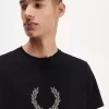 Flocked Laurel Wreath Men’s T-Shirt Flocked Laurel Wreath Men’s T-Shirt