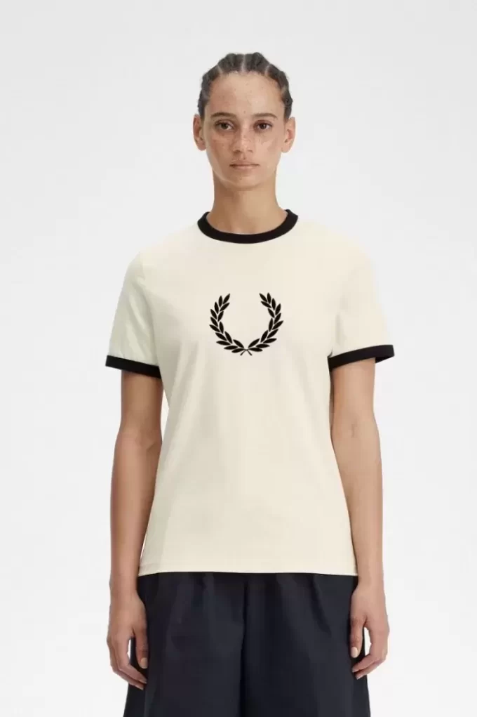 Flocked Laurel Wreath Women’s T-Shirt Flocked Laurel Wreath Women’s T-Shirt