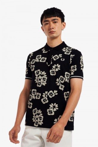 Floral Print Polo Shirts
