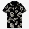 Floral Print Polo Shirts