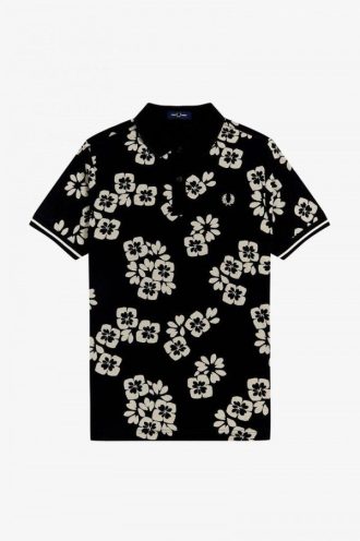 Floral Print Polo Shirts