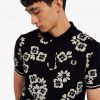 Floral Print Polo Shirts