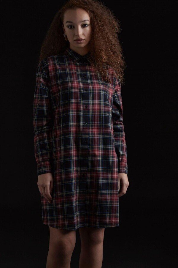 Fred Perry Tartan Shirt Dress Fred Perry Tartan Shirt Dress