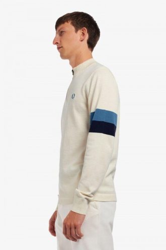 Funnel Neck Knitted Jumper Knitwear