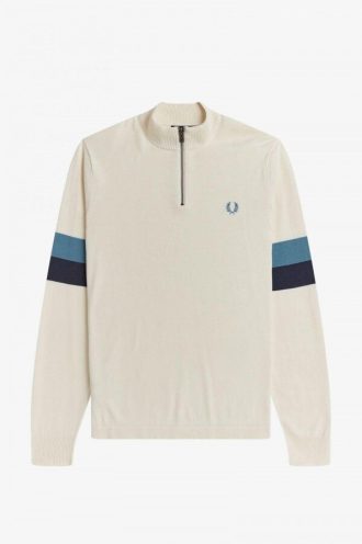Funnel Neck Knitted Jumper Knitwear
