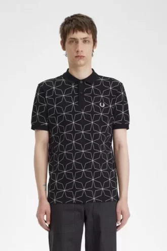 Geometric Men’s Polo Shirt Geometric Men’s Polo Shirt