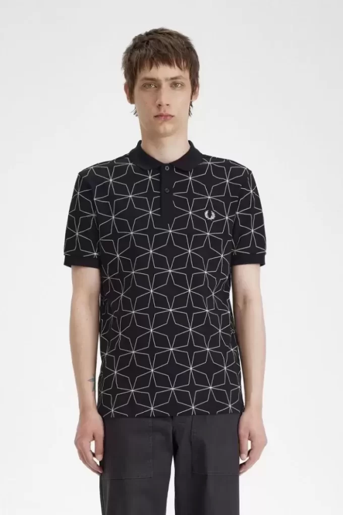 Geometric Men’s Polo Shirt Geometric Men’s Polo Shirt