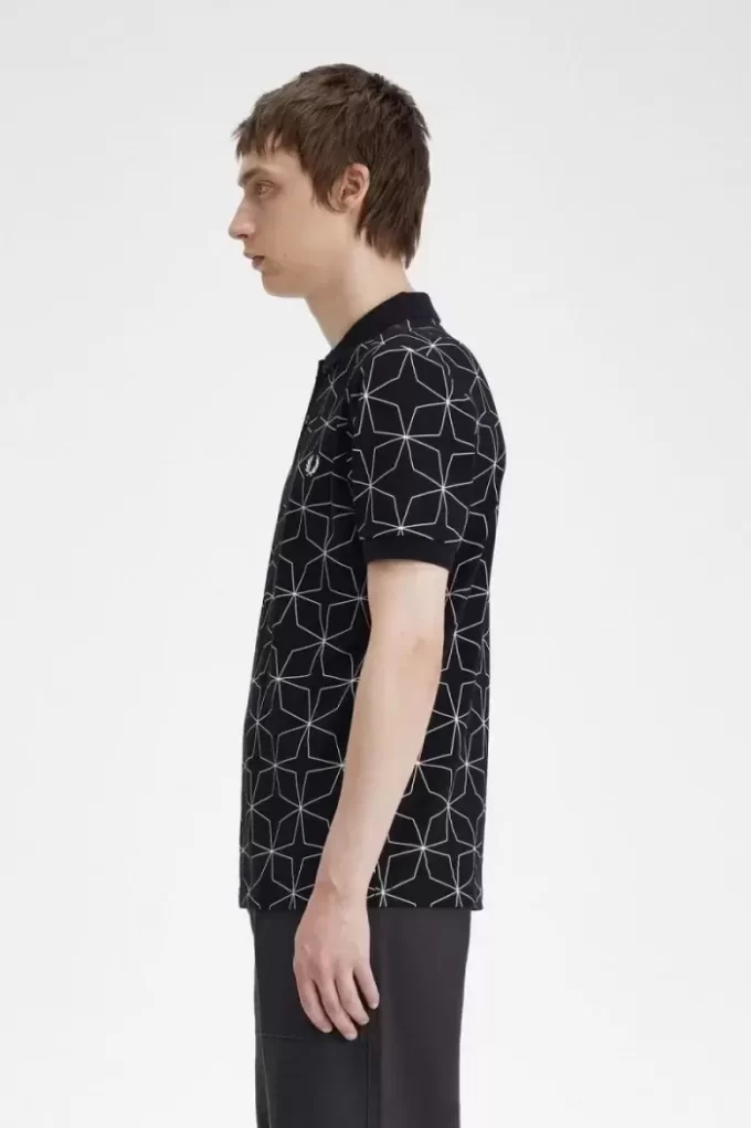 Geometric Men’s Polo Shirt Geometric Men’s Polo Shirt