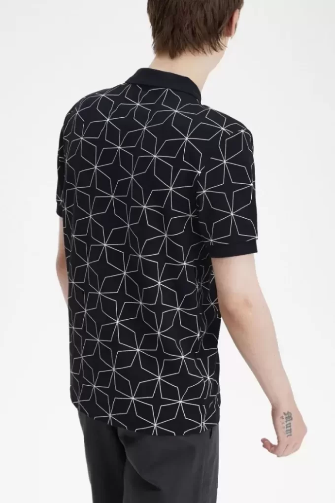 Geometric Men’s Polo Shirt Geometric Men’s Polo Shirt