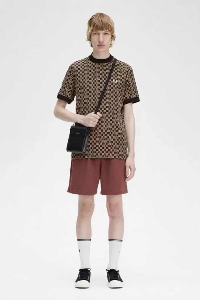 Glitch Chequerboard Men’s T-Shirt