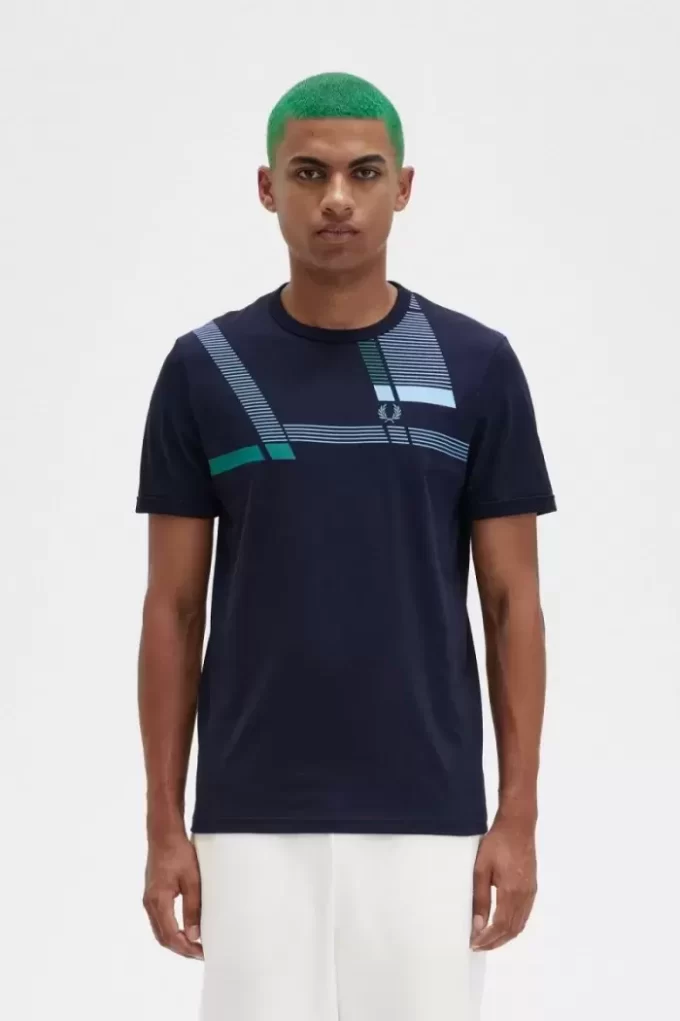 Glitch Print Men’s T-Shirt