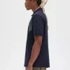 Glitch Stripe Men’s Polo Shirt Glitch Stripe Men’s Polo Shirt