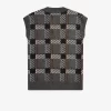 Glitch Tartan Knitted Men’s Tanks Glitch Tartan Knitted Men’s Tanks