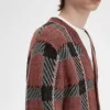 Glitch Tartan Men’s Cardigan Glitch Tartan Men’s Cardigan