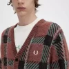 Glitch Tartan Men’s Cardigan Glitch Tartan Men’s Cardigan
