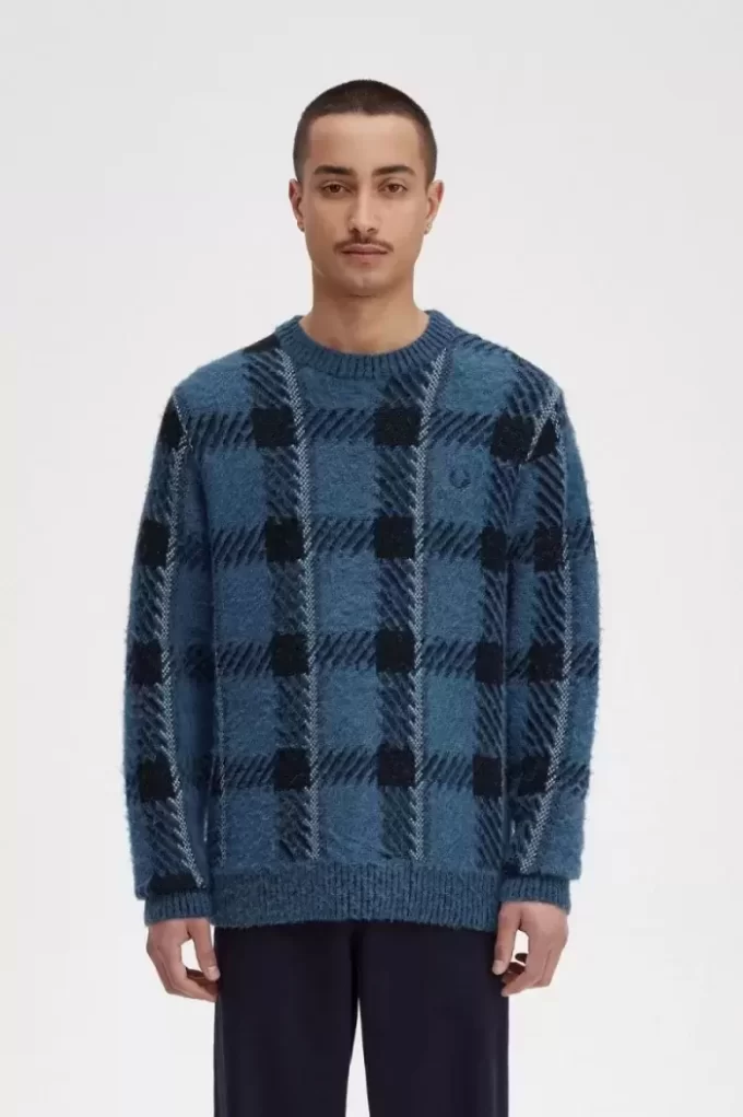 Glitch Tartan Men’s Jumper Glitch Tartan Men’s Jumper