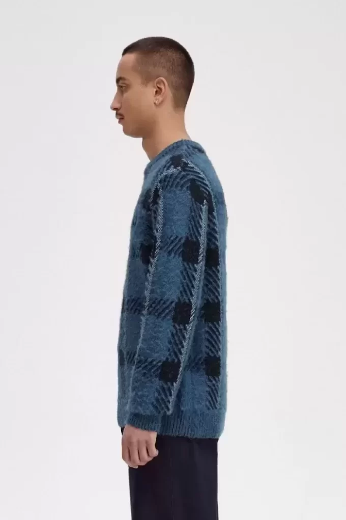 Glitch Tartan Men’s Jumper Glitch Tartan Men’s Jumper