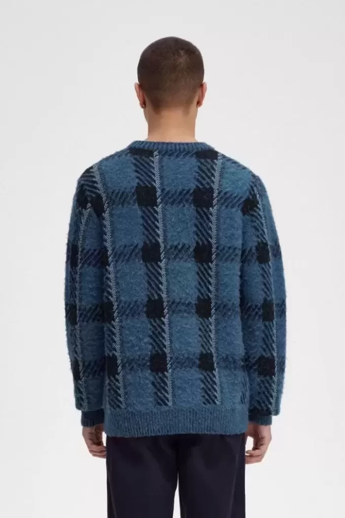 Glitch Tartan Men’s Jumper Glitch Tartan Men’s Jumper