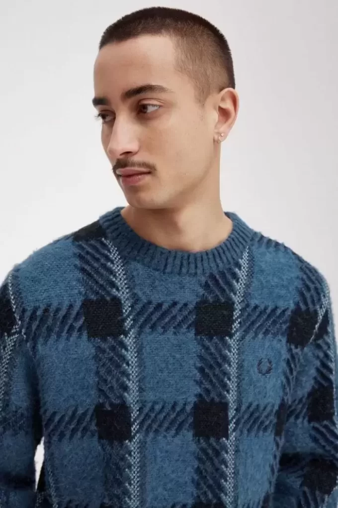 Glitch Tartan Men’s Jumper Glitch Tartan Men’s Jumper