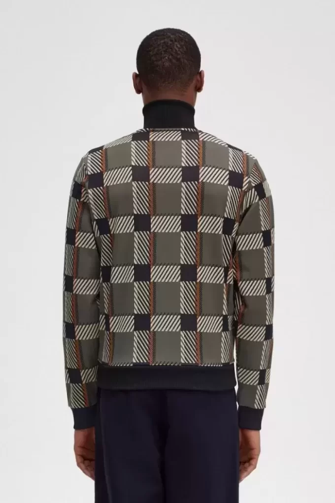 Glitch Tartan Men’s Track Jackets Glitch Tartan Men’s Track Jackets