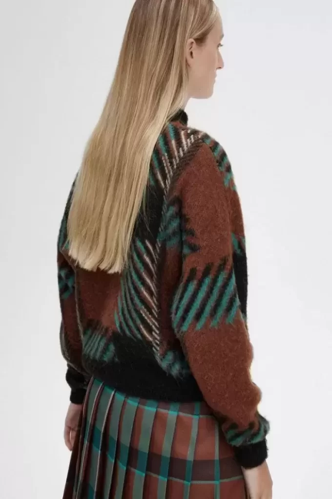 Glitch Tartan Women’s Jumper Glitch Tartan Women’s Jumper