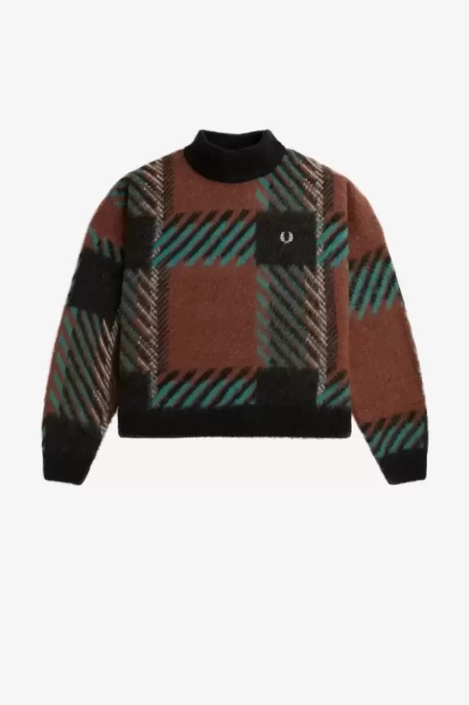 Glitch Tartan Women’s Jumper Glitch Tartan Women’s Jumper