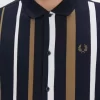 Gradient Stripe Long Sleeve Men’s Polo Shirt Gradient Stripe Long Sleeve Men’s Polo Shirt