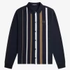 Gradient Stripe Long Sleeve Men’s Polo Shirt Gradient Stripe Long Sleeve Men’s Polo Shirt