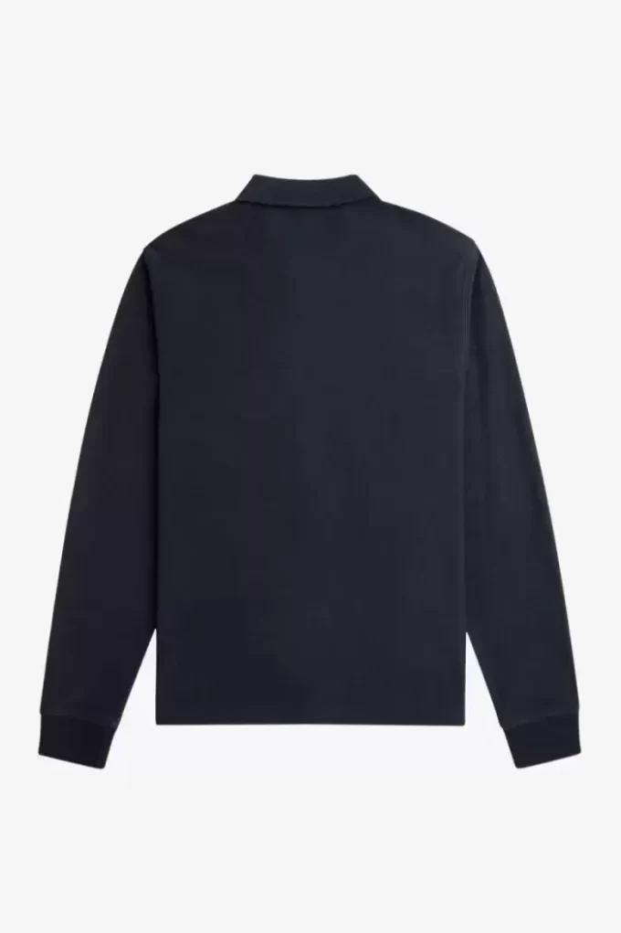 Gradient Stripe Long Sleeve Men’s Polo Shirt Gradient Stripe Long Sleeve Men’s Polo Shirt
