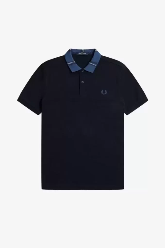 Graphic Collar Men’s Polo Shirt Graphic Collar Men’s Polo Shirt