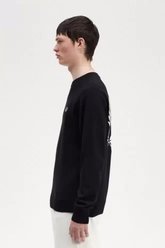 Graphic Laurel Wreath Men’s Jumper