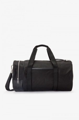 Graphic Print Barrel Bags