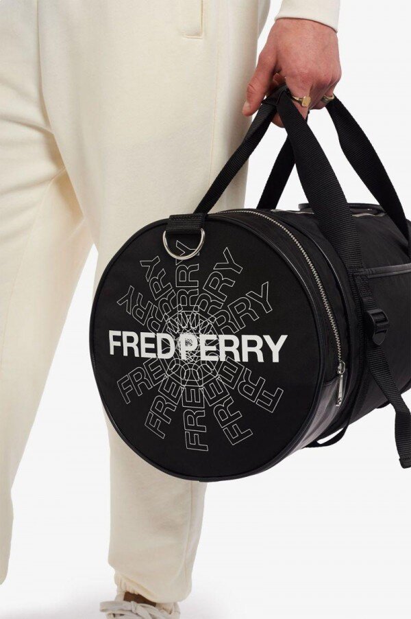Graphic Print Barrel Bags Graphic Print Barrel Bags