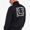 Graphic Print Zip Through Jackets