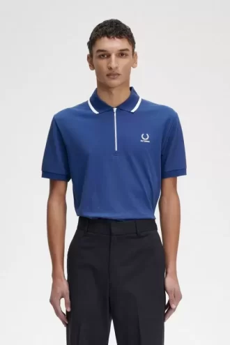 Half Zip Men’s Polo Shirt Half Zip Men’s Polo Shirt
