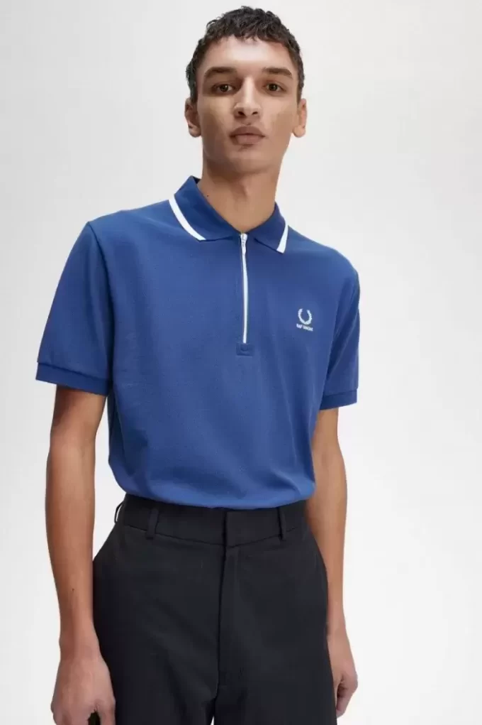 Half Zip Men’s Polo Shirt Half Zip Men’s Polo Shirt
