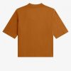 High Neck Badge Detail T Shirts