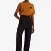 High Neck Badge Detail T Shirts