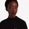 High Neck Badge Detail T Shirts