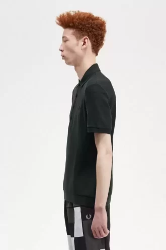 Honeycomb Cotton Men’s Polo Shirt Honeycomb Cotton Men’s Polo Shirt