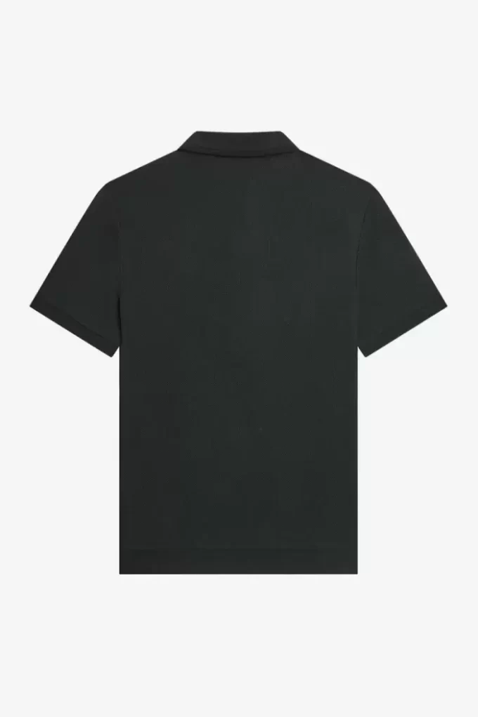 Honeycomb Cotton Men’s Polo Shirt