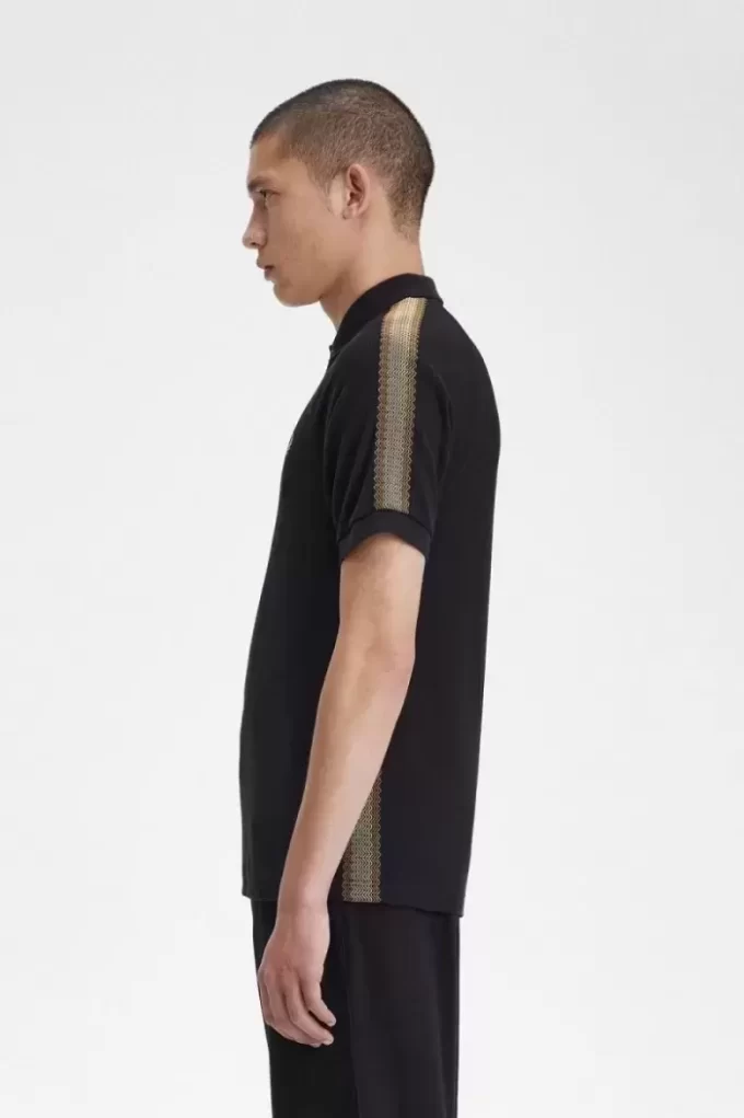 Honeycomb Taped Men’s Polo Shirt