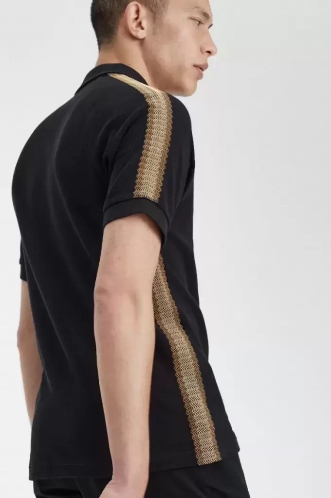 Honeycomb Taped Men’s Polo Shirt