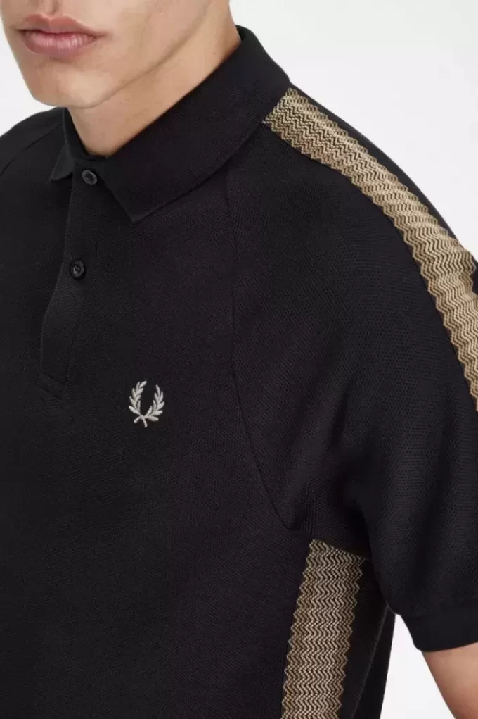 Honeycomb Taped Men’s Polo Shirt