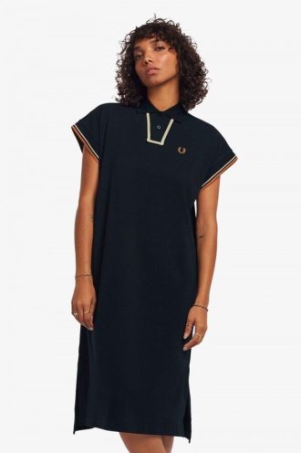 Internal Detail Piqué Dress