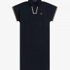 Internal Detail Piqué Dress