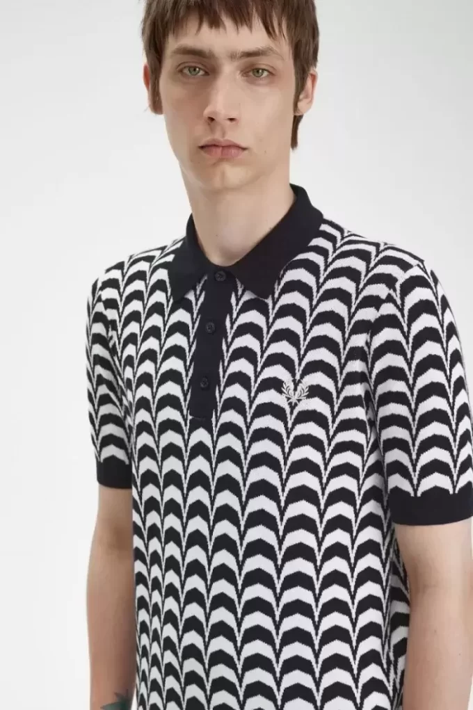 Jacquard Knitted Men’s Shirt Jacquard Knitted Men’s Shirt