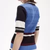 Jacquard Knitted Stripe Women’s Dress